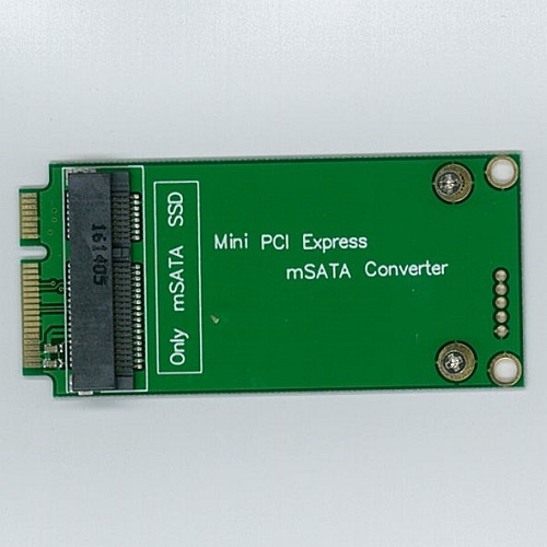 Mini PCI Expres to mSATA SSD 変換アダプタ